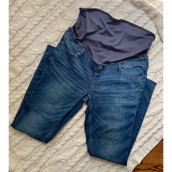 Abercrombie Maternity Jean Legging LONG Inseam - Picture 4 of 11